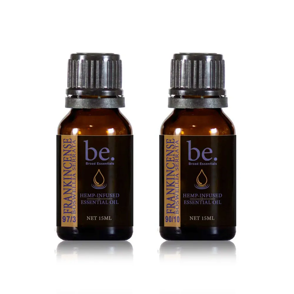 Frankincense CBD Essential Oil | CBD Infused Frankincense Essential Oil | CBD Frankincense Oil | 450mg & 1500mg 15mL bottles by Broad Essentials