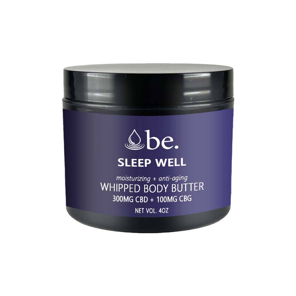 A jar of CBD body Butter.