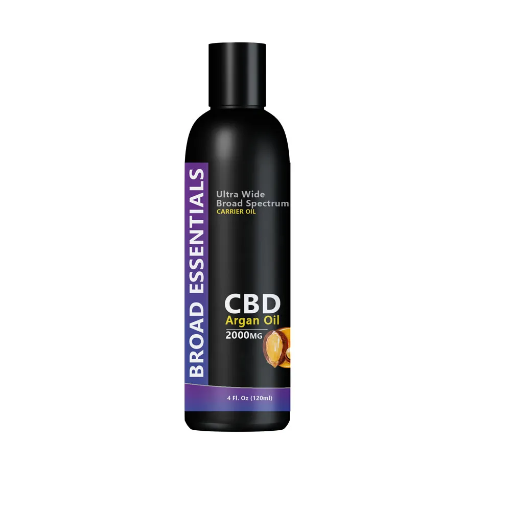 CBD Carrier Oils | CBD Argan Oil with 2000mg Broad Spectrum CBD | CBD infused Argan Oil