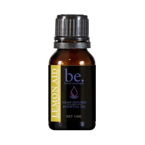 Lemon Aid CBD Essential Oil | CBD infused Lemon Aid Essential Oil Blend | 1500mg 15mL bottle by Broad Essentials